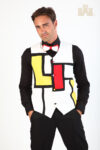 531 Gilet unisex Mondrian – Castellana Style Palermo
