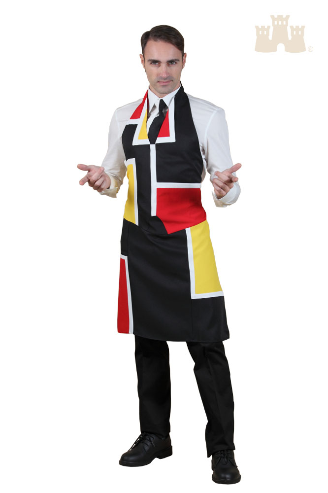 533 Grembiule unisex Mondrian - Castellana Style Palermo 533 Grembiule unisex Mondrian - Castellana Style Palermo