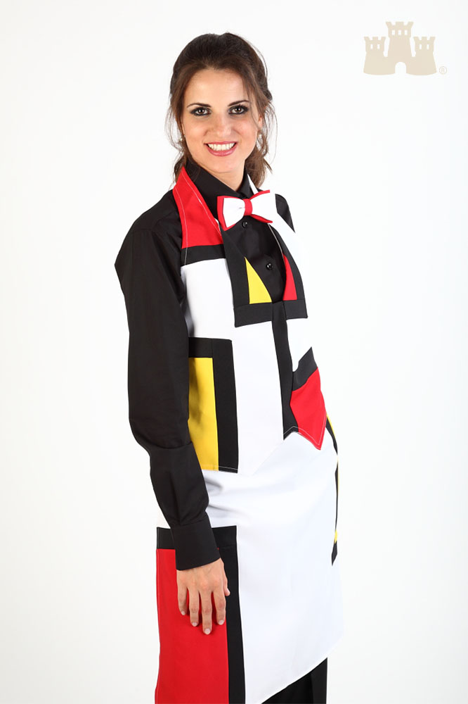 533 Grembiule unisex Mondrian - Castellana Style Palermo 533 Grembiule unisex Mondrian - Castellana Style Palermo